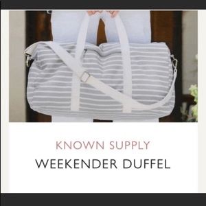 Known supply weekender bag